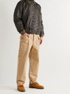 RRL - Campbell Herringbone Cotton Drawstring Cargo Trousers - Brown