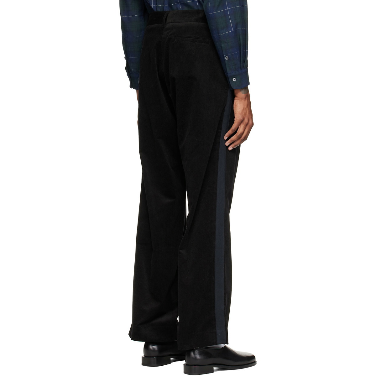 Stefan Cooke Black Cord Tux Trousers Stefan Cooke