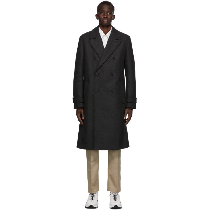 Hugo Grey Marvin Coat Hugo Boss