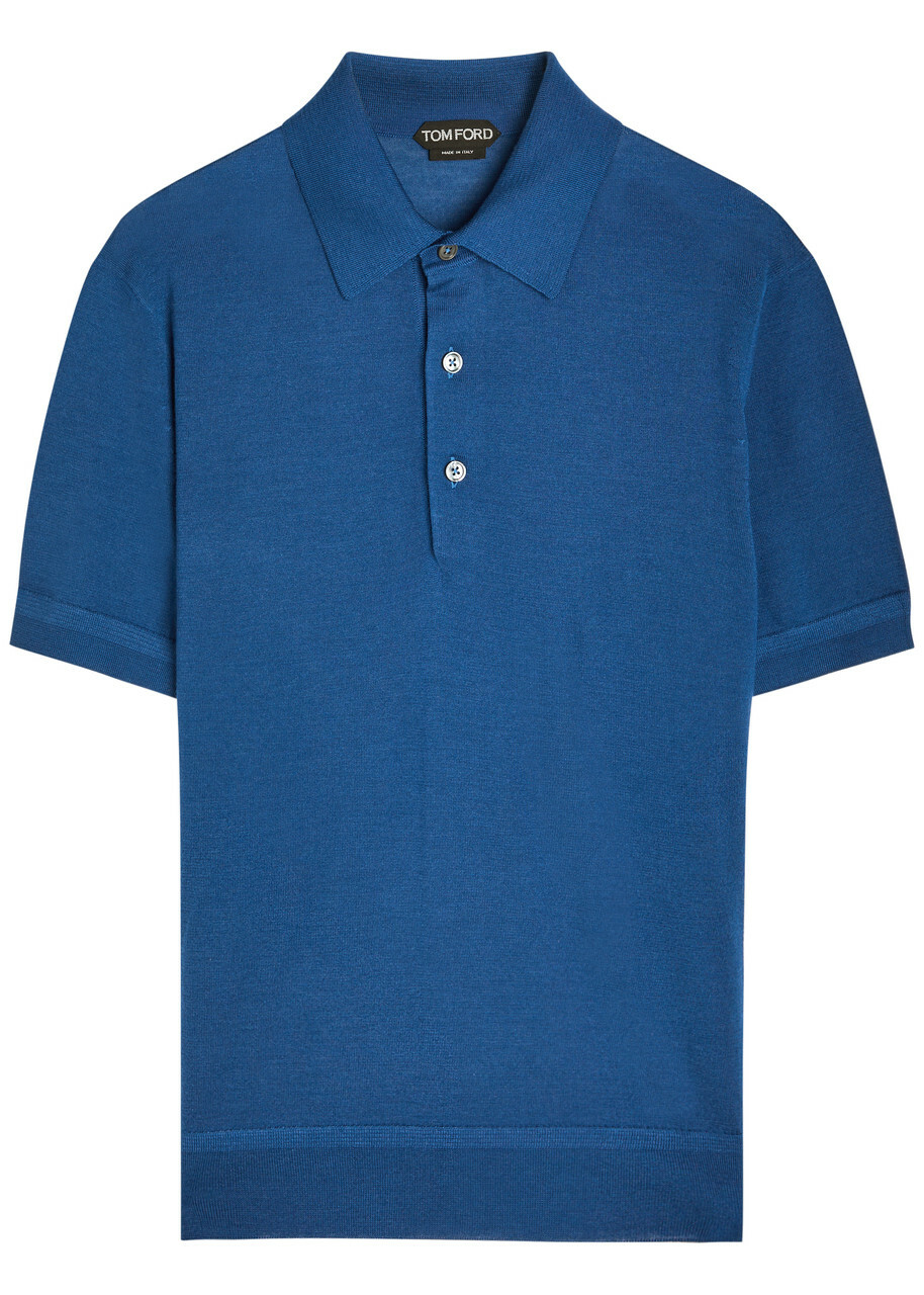 専用 TOM FORD トムフォード / GARMENT DYED POLO TOM FORD - Slim-Fit Garment-Dyed Cotton-Piqué Polo Shirt - Brown