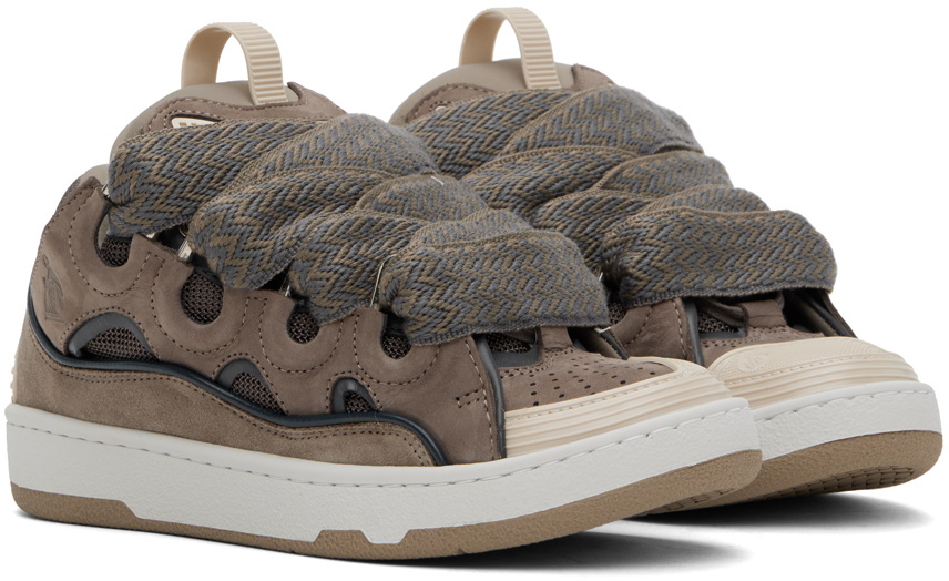 Lanvin SSENSE Exclusive Khaki Curb Sneakers Lanvin