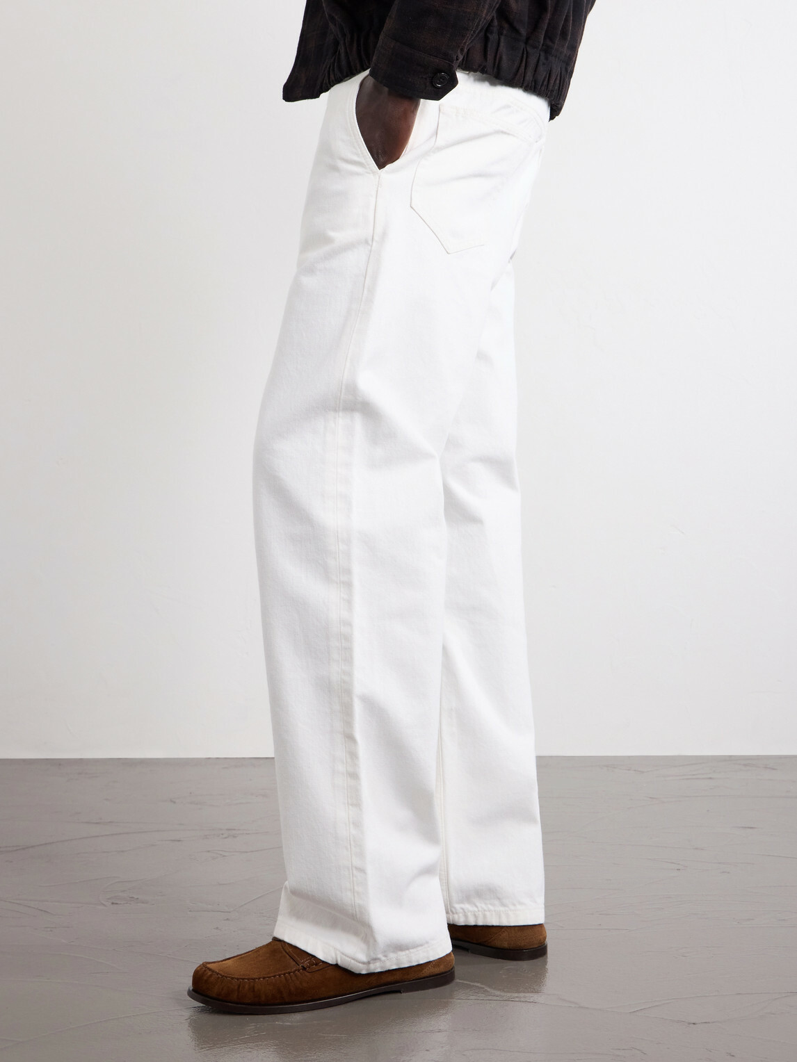 Jeanerica - Genua Straight-Leg Cotton-Blend Jeans - White