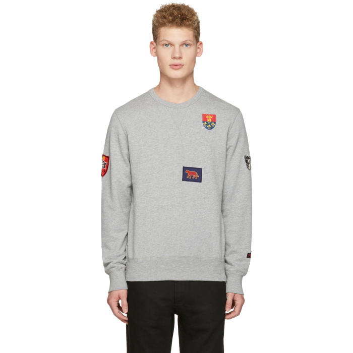 Photo: Alexander McQueen Grey Patches Pullover