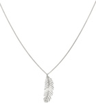 Isabel Marant Silver Shiny Leaves Necklace