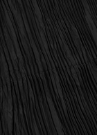 Eileen Fisher Jewel Plissé Silk Midi Dress Black