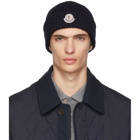 Moncler Navy Extra Fine Knit Beanie