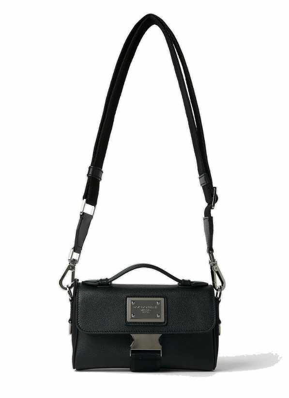 Photo: Dolce & Gabbana - Logo Plaque Crossbody Bag in Black