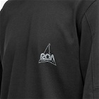 ROA Men's Long Sleeve Graphic T-Shirt in Black