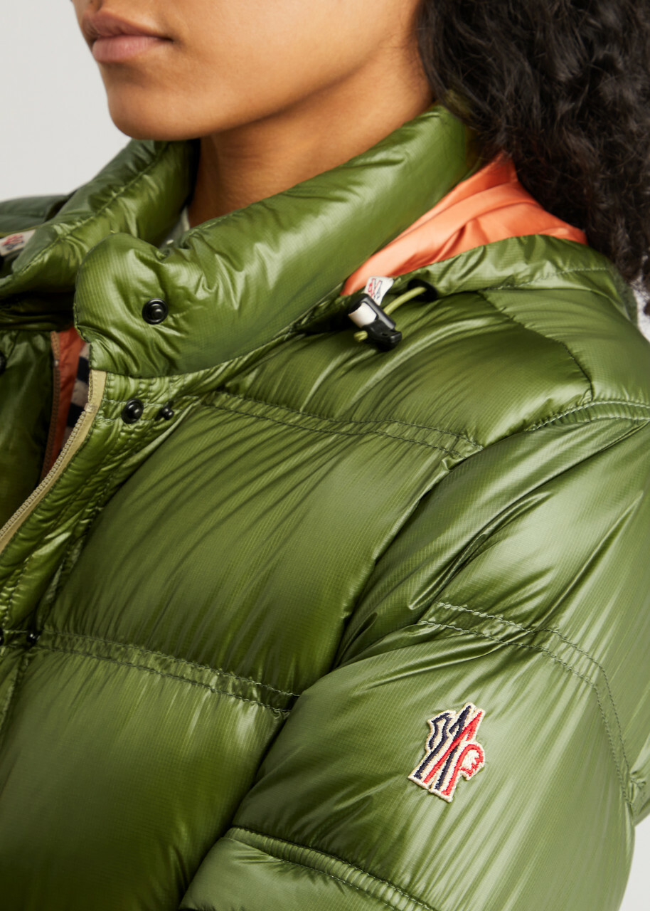 Moncler Mauduit Quilted Shell Jacket Dark Green Moncler