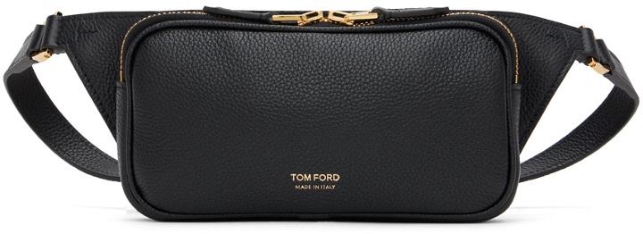 Photo: TOM FORD Black Leather Belt Bag