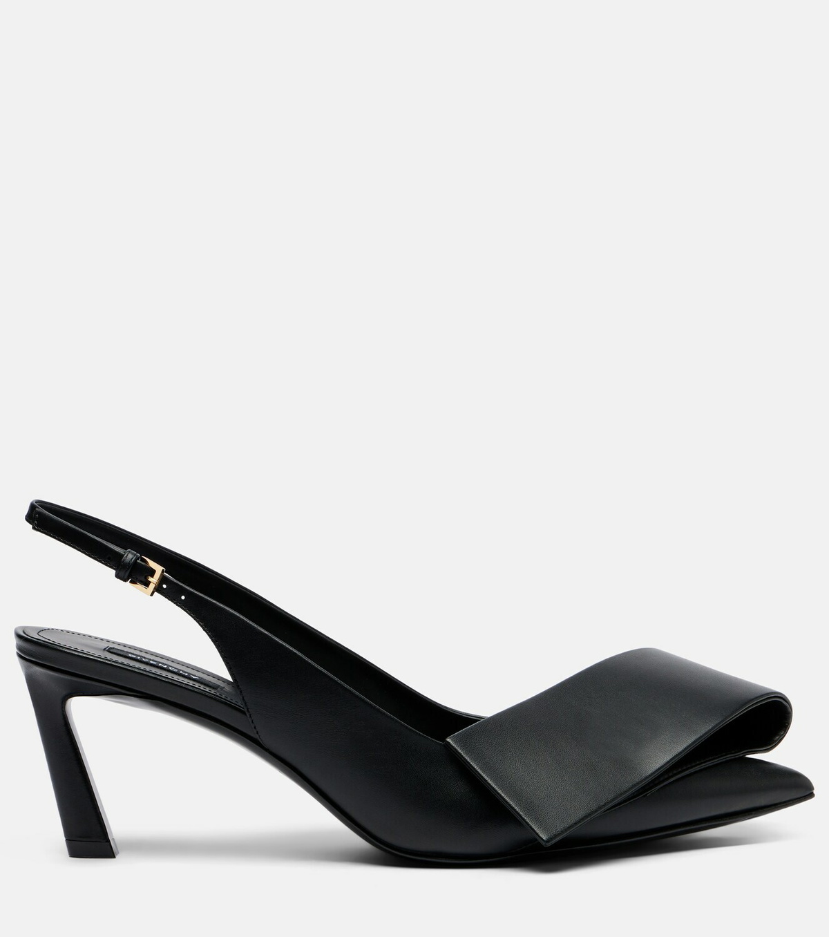 Givenchy Twisted Ribbon leather slingback pumps