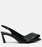 Givenchy Twisted Ribbon leather slingback pumps