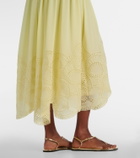 Elie Saab Halterneck silk-blend midi dress