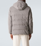 Brunello Cucinelli Wool flannel down jacket