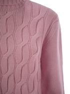 MC2 Saint Barth Giverny - Cable-knit Turtleneck Jumper