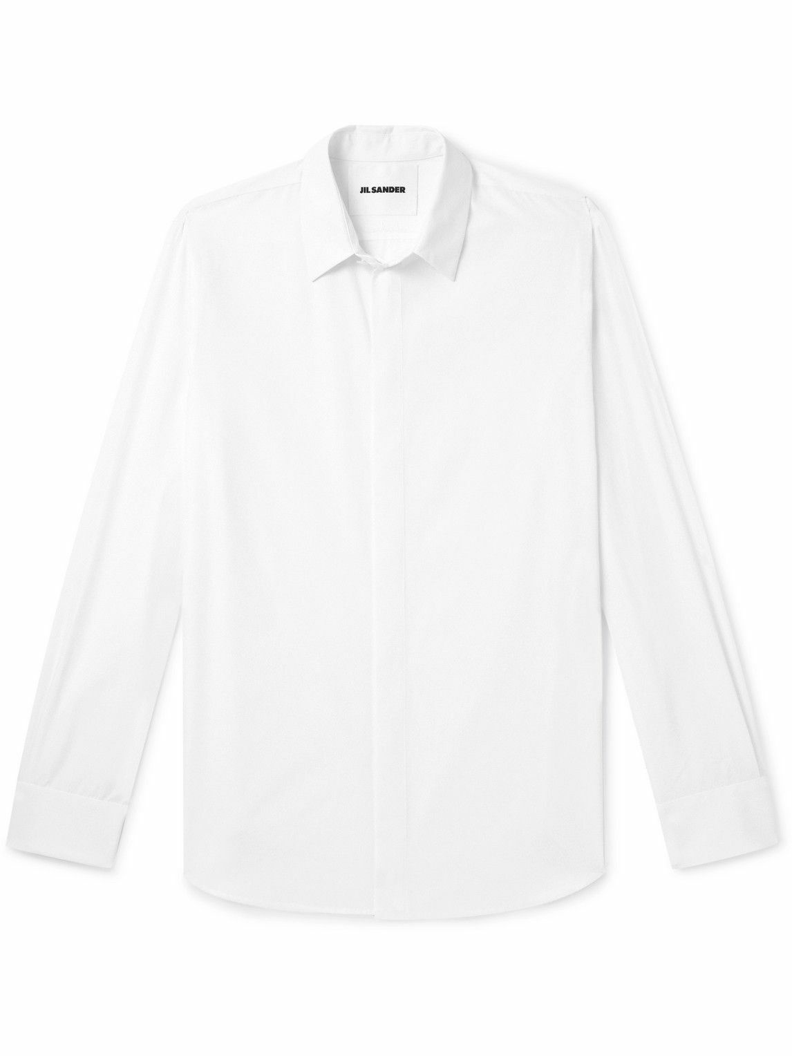 Photo: Jil Sander - Organic Cotton-Poplin Shirt - White