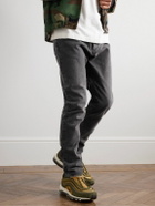 Palm Angels - Slim-Fit Logo-Print Jeans - Gray