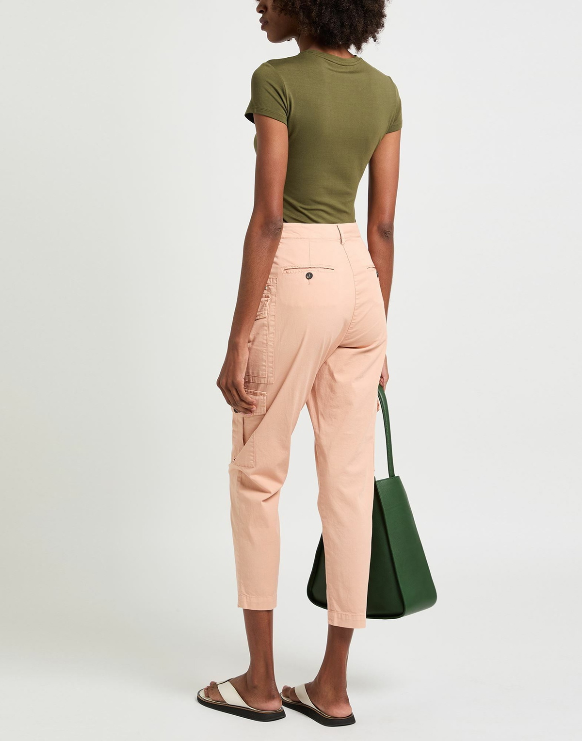 Peserico Womens Pants in Salmon pink