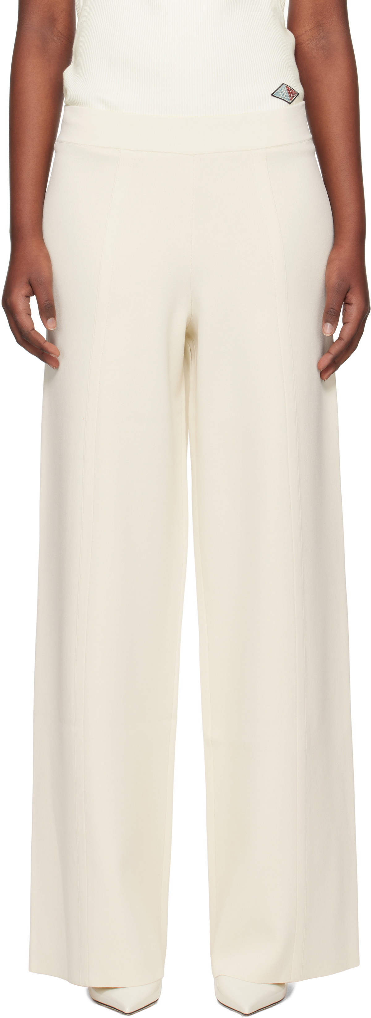 Max Mara Off-White Assiro Lounge Pants