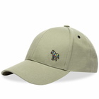 Paul Smith Men's Zebra Logo Cap in Military Green