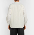 Comme des Garçons SHIRT - Bleached Denim Shirt - Men - White