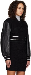 Givenchy Black 4G Varsity Bomber Jacket
