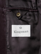 Kingsman - Slim-Fit Shawl-Collar Cotton-Velvet Tuxedo Jacket - Purple