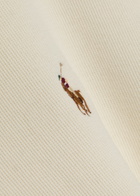 Polo Ralph Lauren Logo-embroidered Half-zip Cotton Jumper Cream