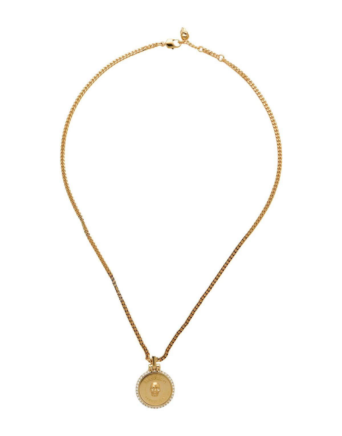 Mcqueen Womens Necklace in Gold