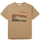 Remi Relief - Printed Cotton-Blend Jersey T-Shirt - Neutrals
