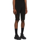Spencer Badu Black Cargo Biker Shorts