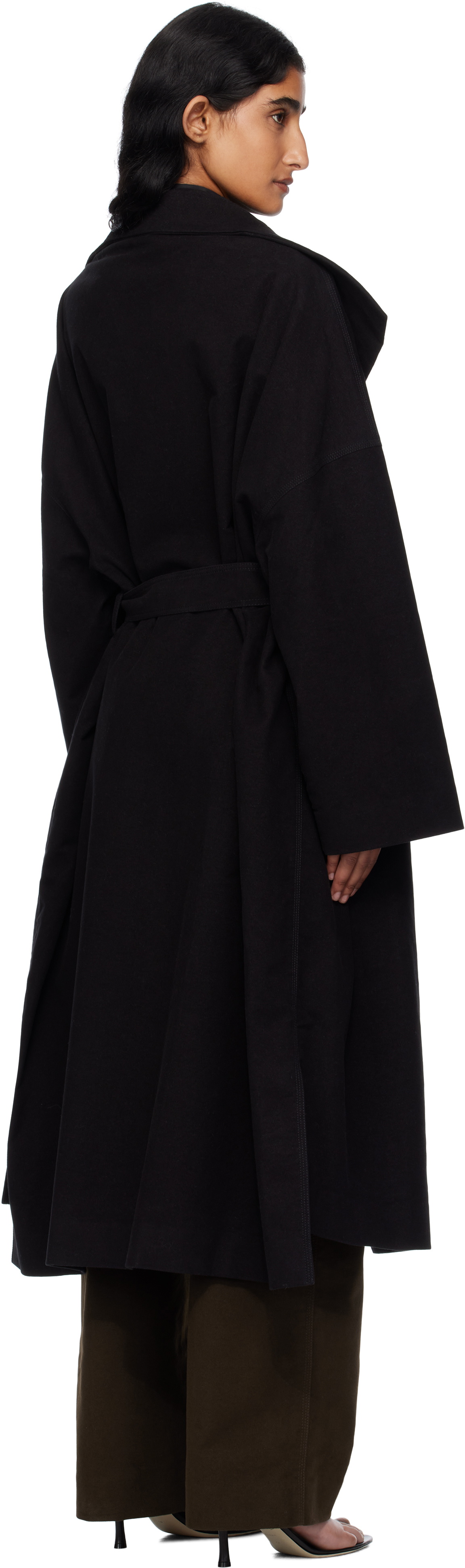 GIA STUDIOS Black Grace Long Coat