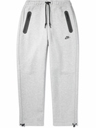 Nike - Sportswear Club Straight-Leg Logo-Print Cotton-Blend Jersey Sweatpants - Gray