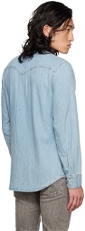 Levi's Blue Barstow Western Denim Shirt