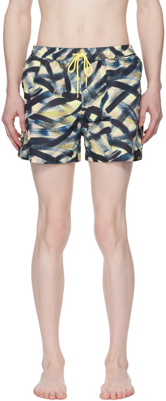 Photo: Paul Smith Multicolor Graphic Swim Shorts