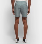 Lululemon - Channel Cross Slim-Fit Mid-Length Printed Swim Shorts - Gray