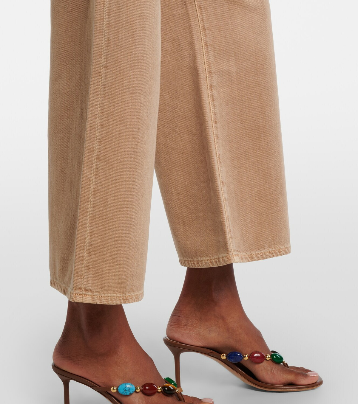 AG Jeans Saige cropped wide-leg jeans