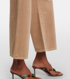 AG Jeans Saige cropped wide-leg jeans