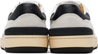Lanvin Off-White & Black Clay Mesh Sneakers