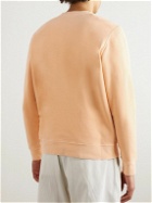 Incotex - Garment-Dyed Cotton-Jersey Sweatshirt - Yellow