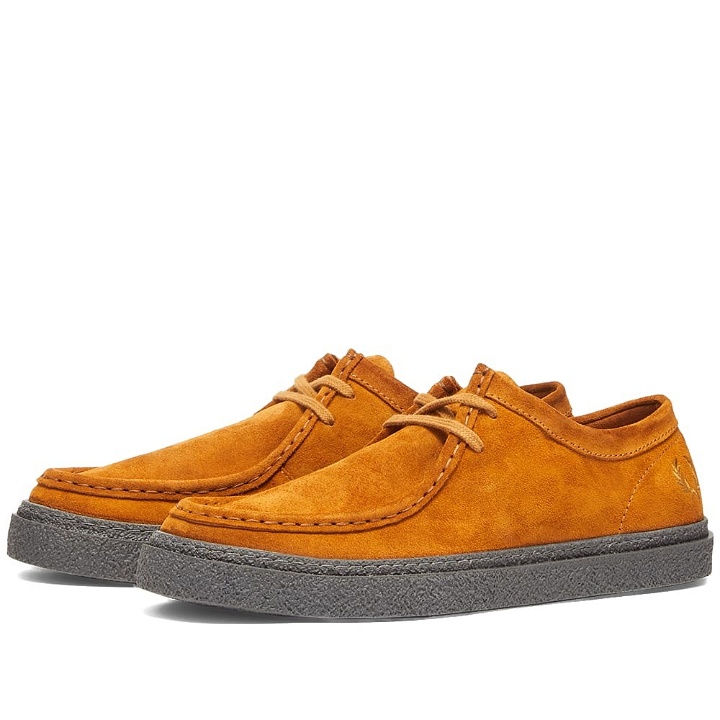 Photo: Fred Perry Authentic Men's Dawson Low Suede Boot in Nut Flake