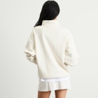 END. Slice Half Zip Sweat in Smoke White