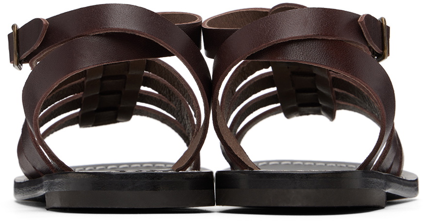 Bonpoint Kids Brown Frama Sandals