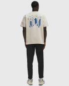ØLÅF SMUDGE TEE Beige Mens Shortsleefe
