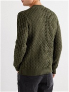 Tod's - Cable-Knit Merino Wool Sweater - Green
