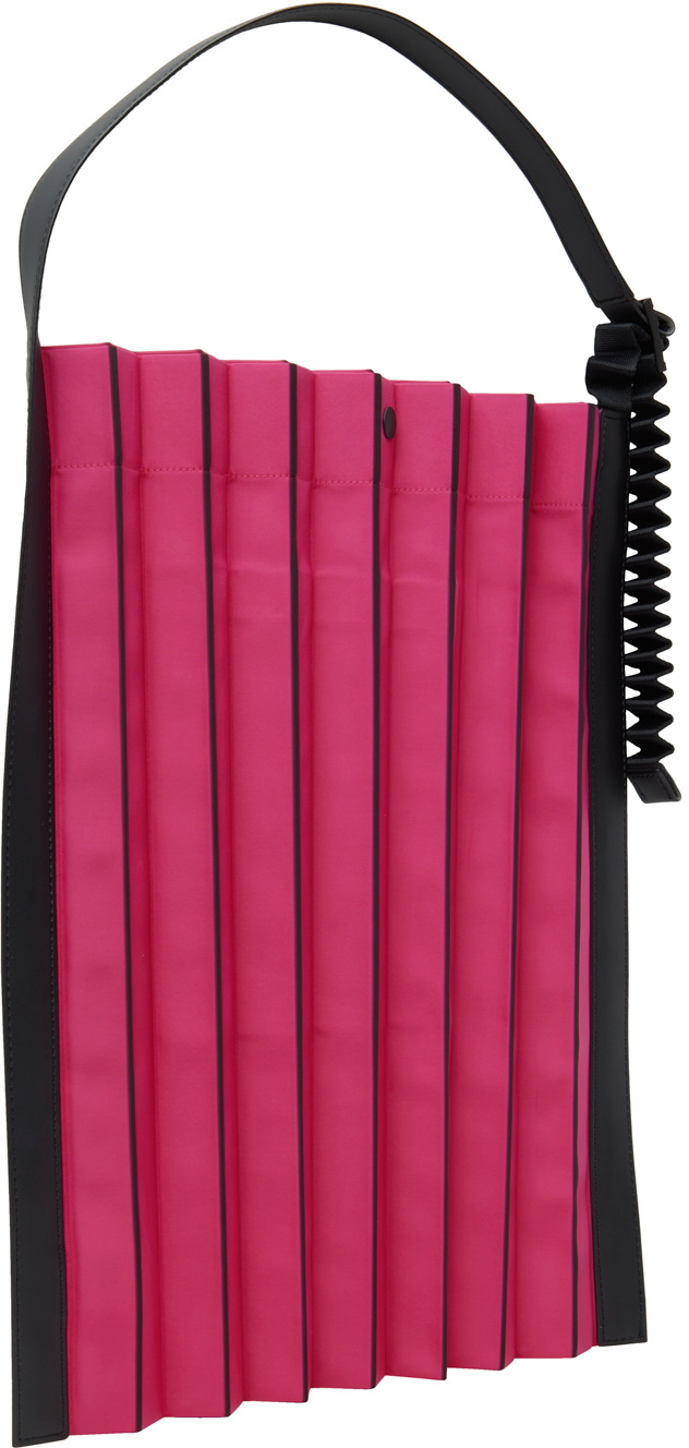 Hot Pink Pleats Please by Issey Miyake Bag