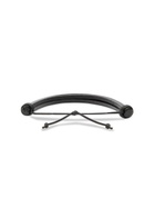 Saint Laurent Cassandre Logo Leather Bracelet Black