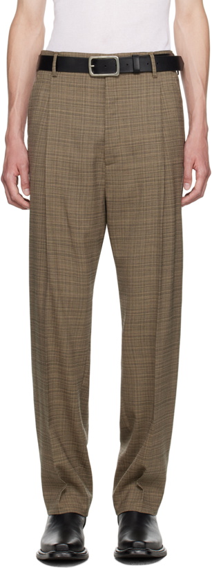 Photo: LU'U DAN Beige & Black Tailored Trousers