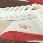 Puma Men's Army Trainer Sneakers in Warm White/Granola/Astro Red