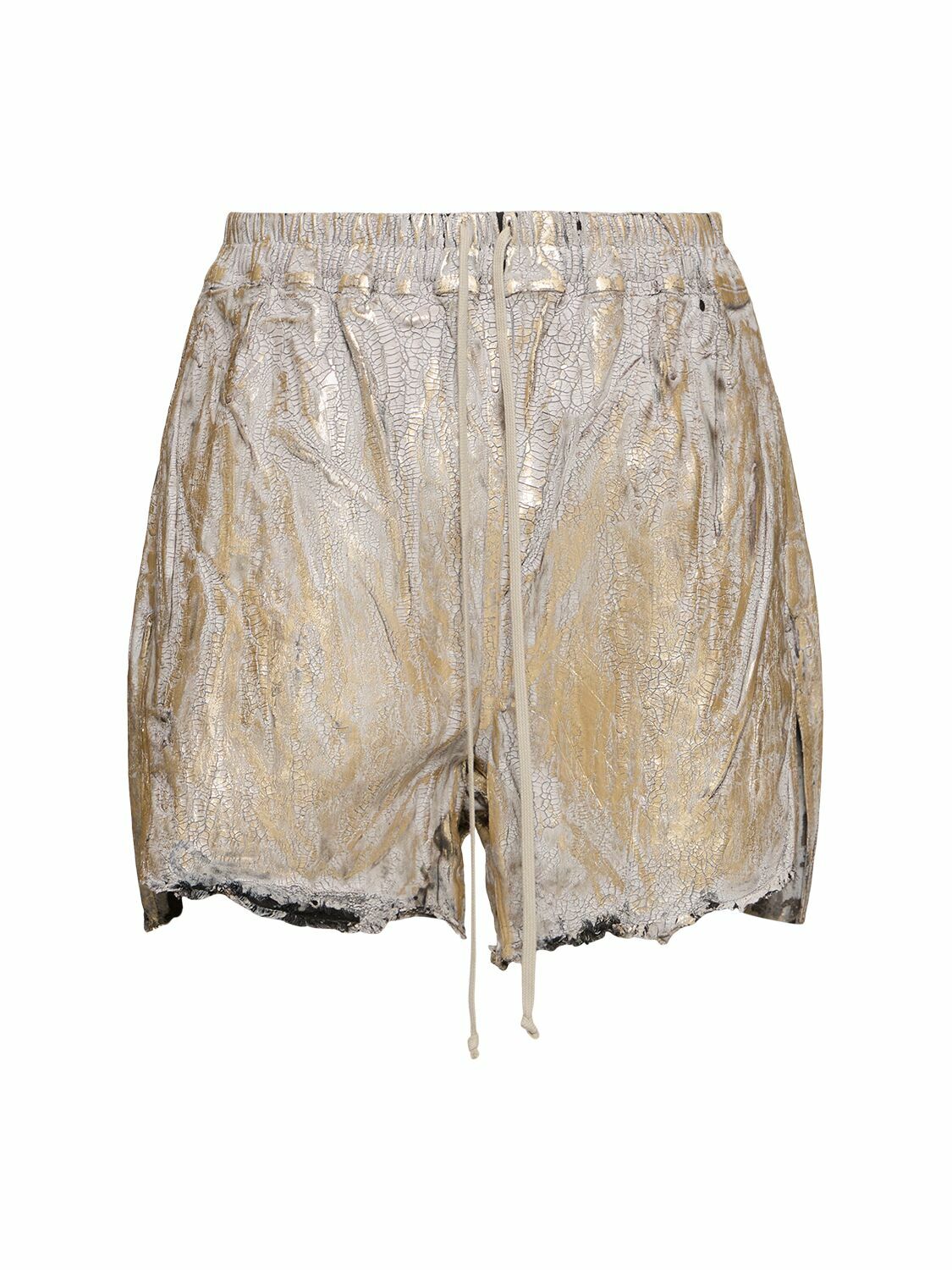 Rick Owens Men's Bela Heavy Cotton Boxers in Dust Rick Owens Rick Owens Men's Bela Heavy Cotton Boxers in Dust Rick Owens